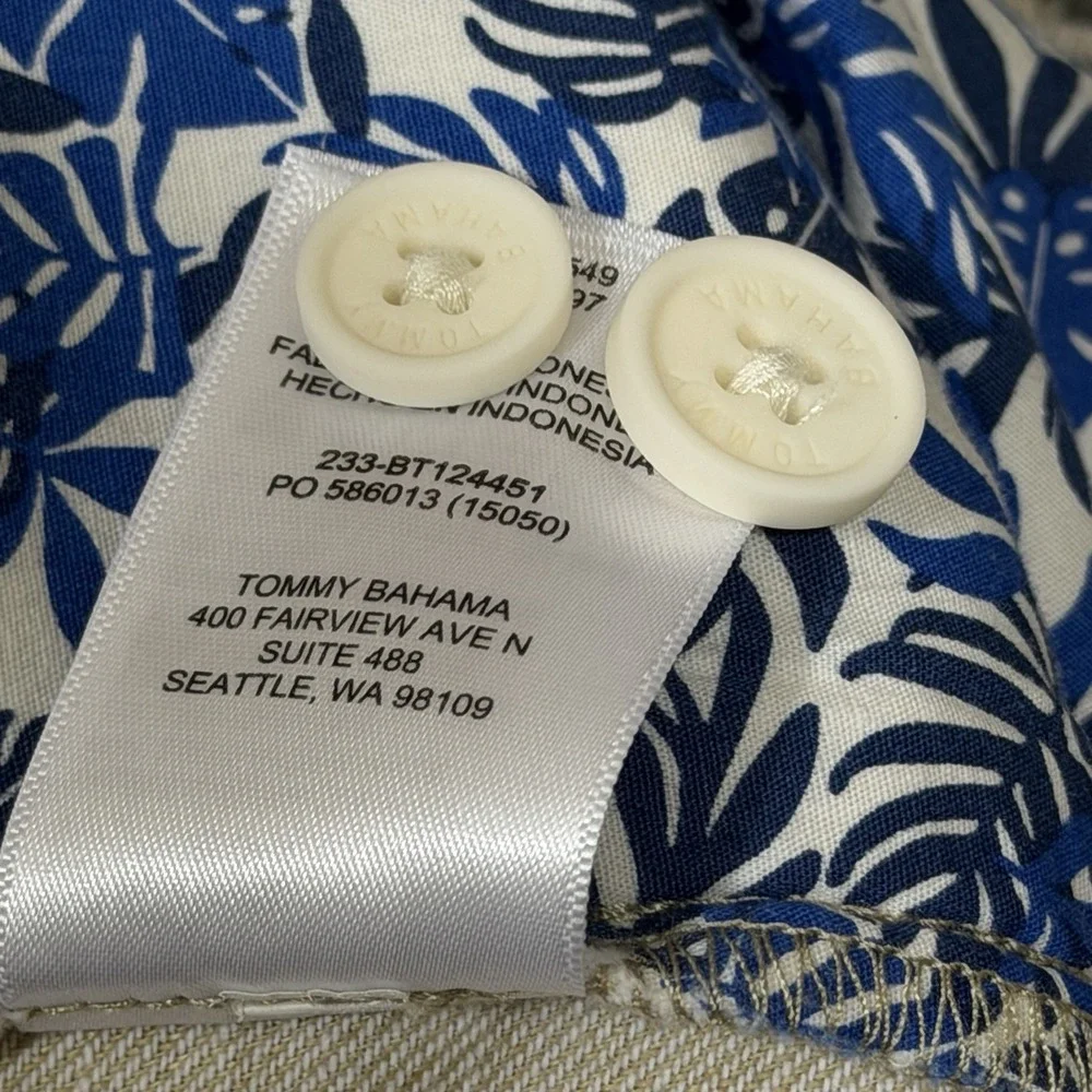 Tommy Bahama Mens Beach Coast Linen Pull-On Pants Stone Khaki Big-2XL Boho